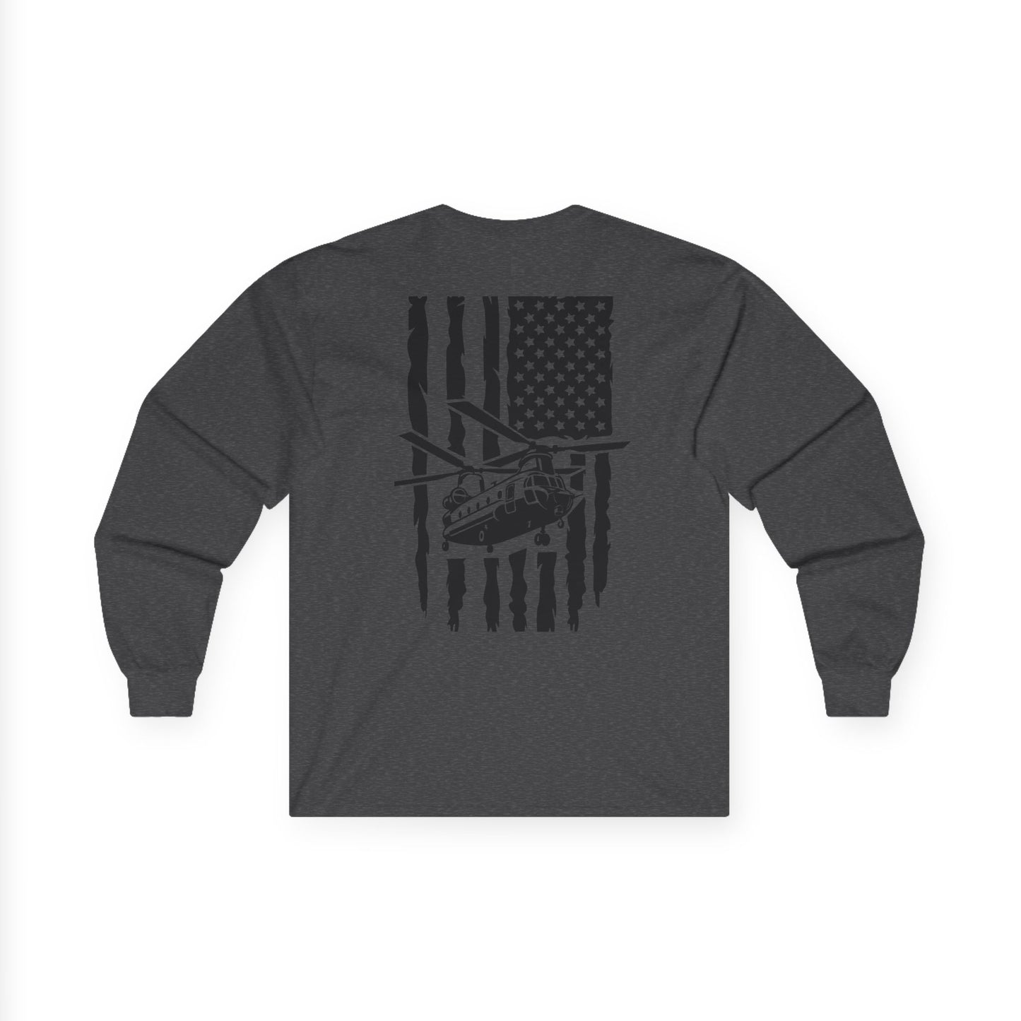 American Flag Chinook Long Sleeve Tee