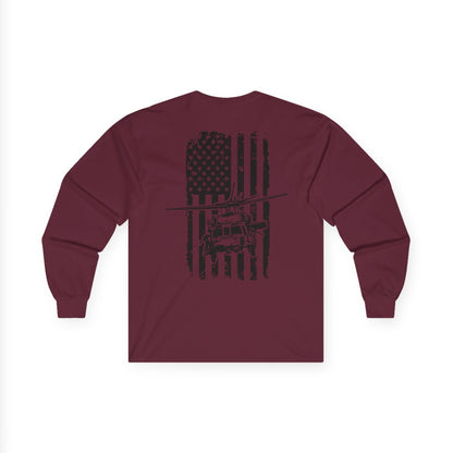 American Flag Blackhawk Long Sleeve Tee