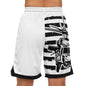 American Flag Helicopter Basketball Shorts — Patriotic AOP Athletic Shorts