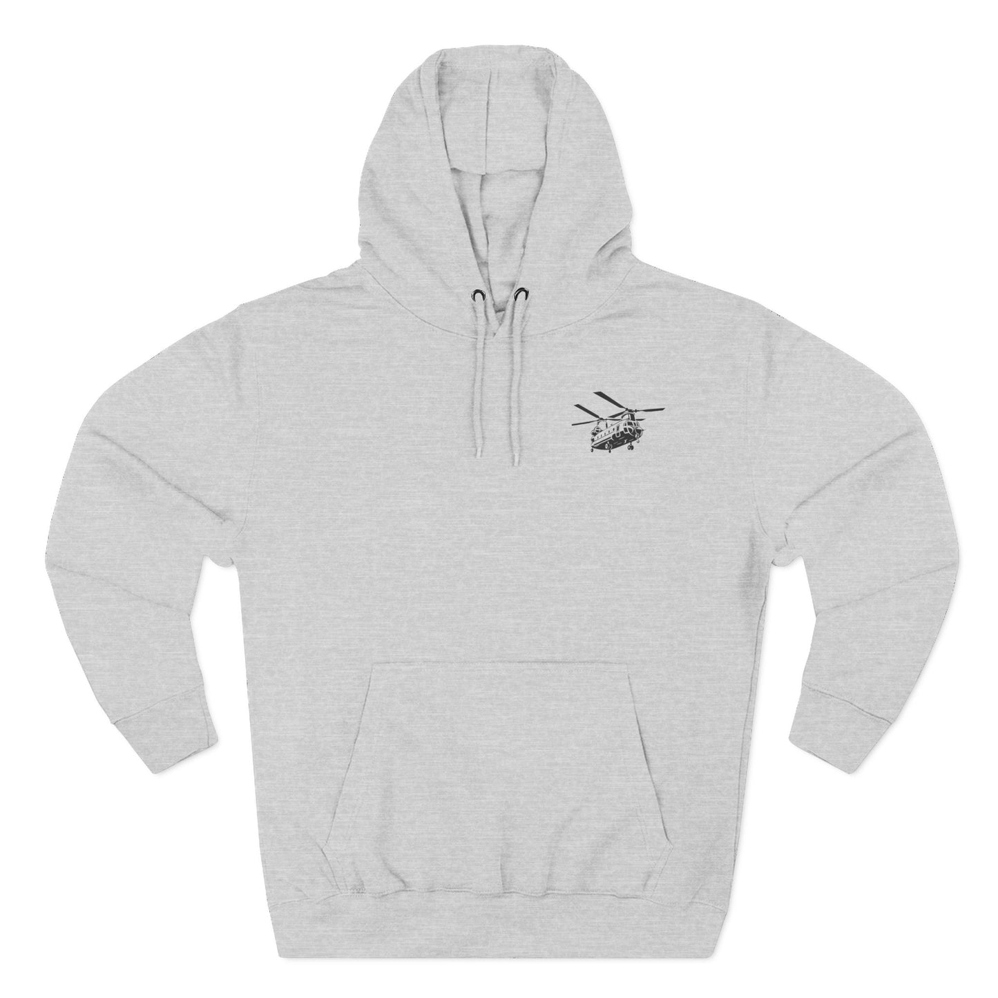 Military Helicopter Hoodie — Tactical CH-47 Chinook Flag Design