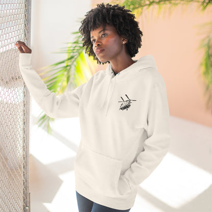 Military Helicopter Hoodie — Tactical CH-47 Chinook Flag Design