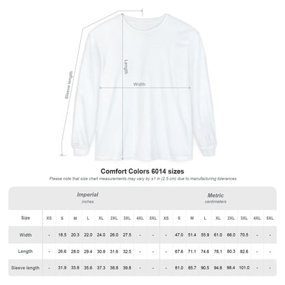 Chinook Helicopter American Flag Long Sleeve Tee