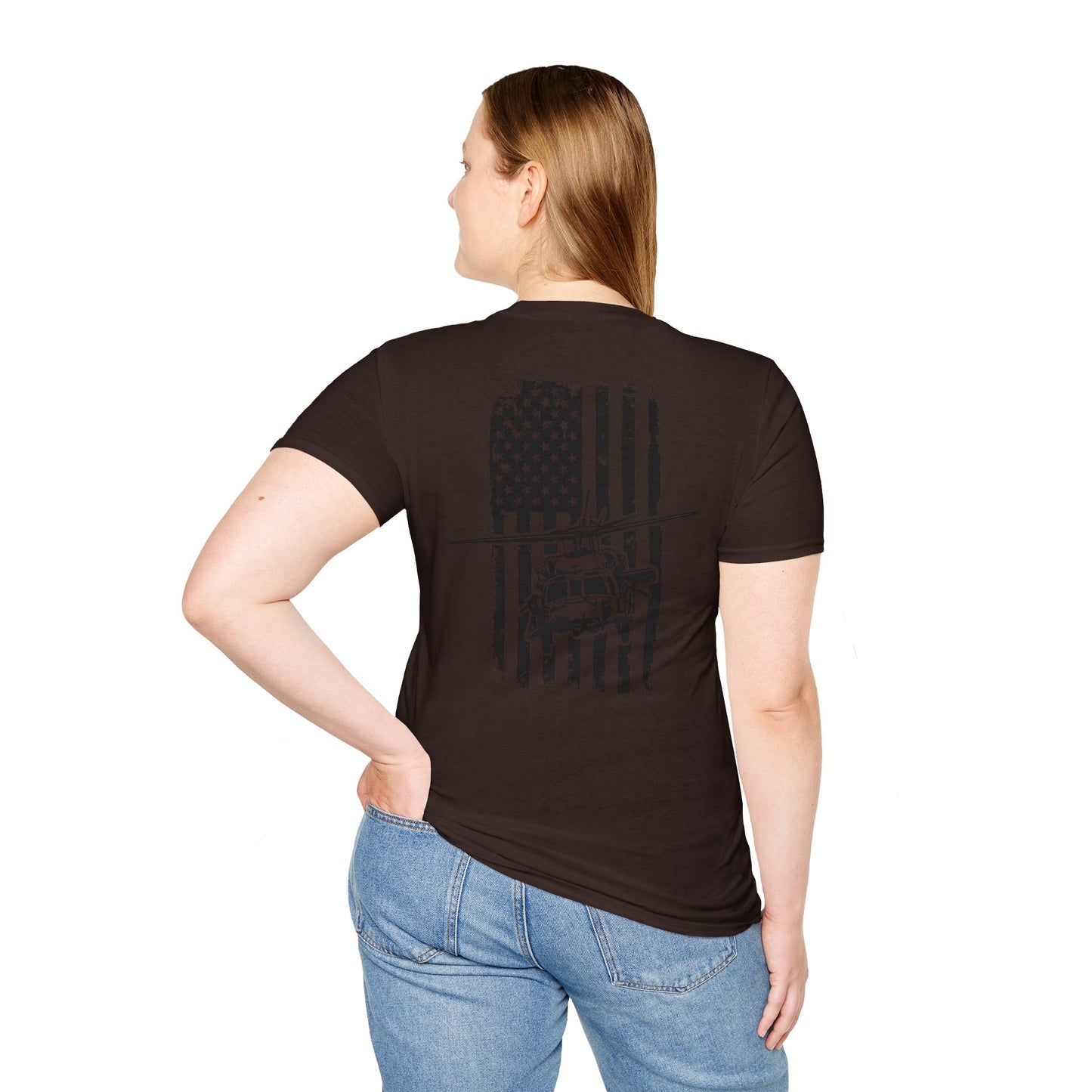 Classic White Blackhawk T-Shirt — Minimal Everyday Tee for Men & Women