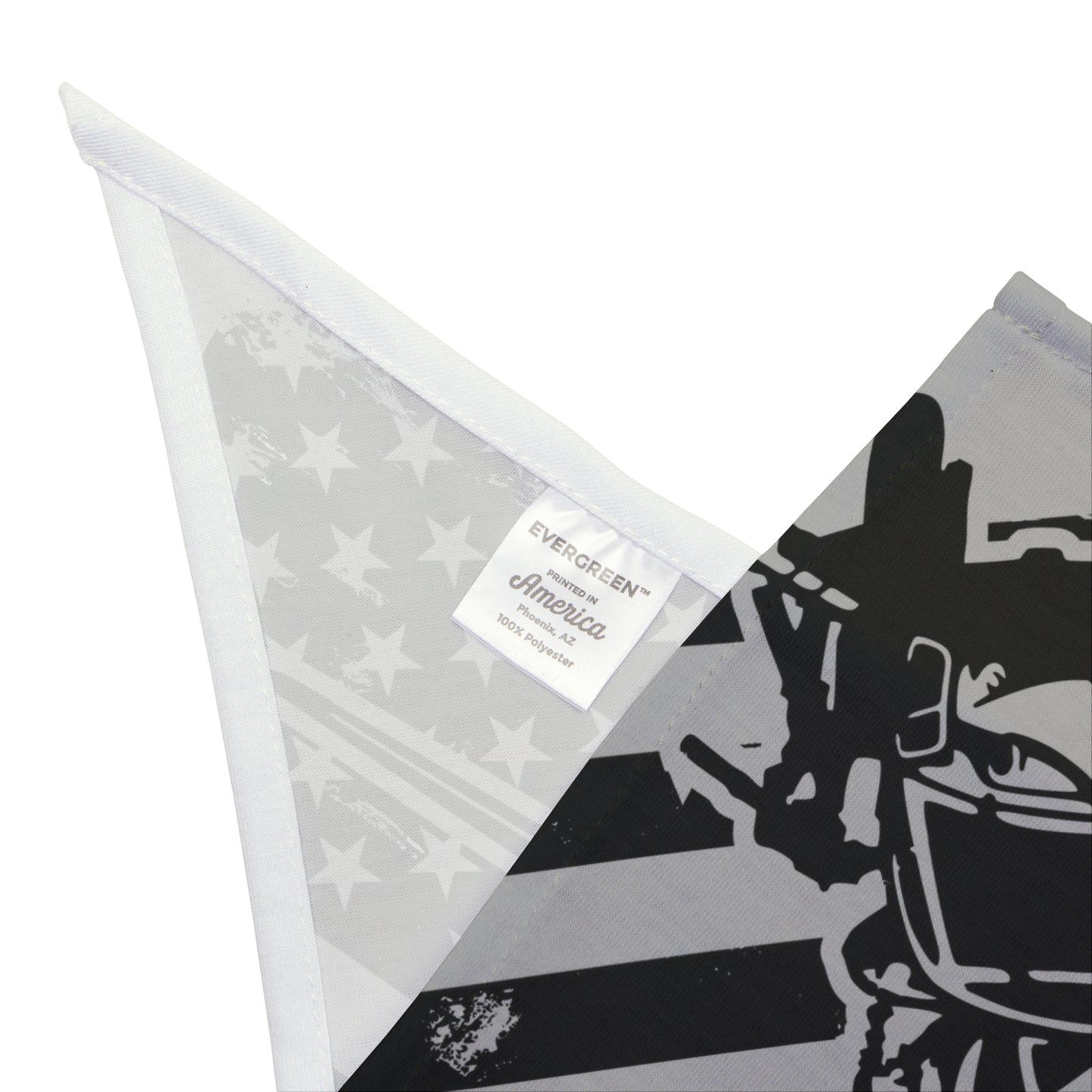 Veteran Helicopter Pet Bandana — American Flag Military Dog Scarf