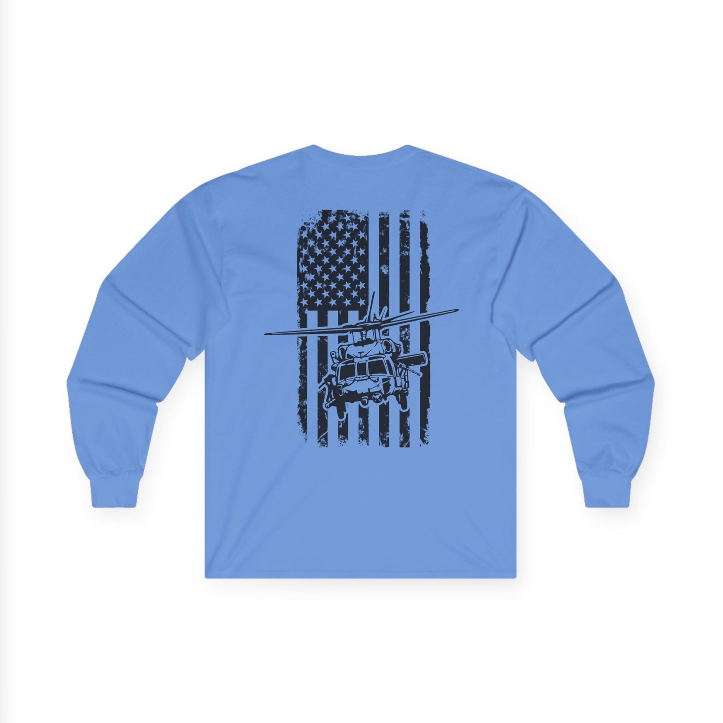 American Flag Blackhawk Long Sleeve Tee