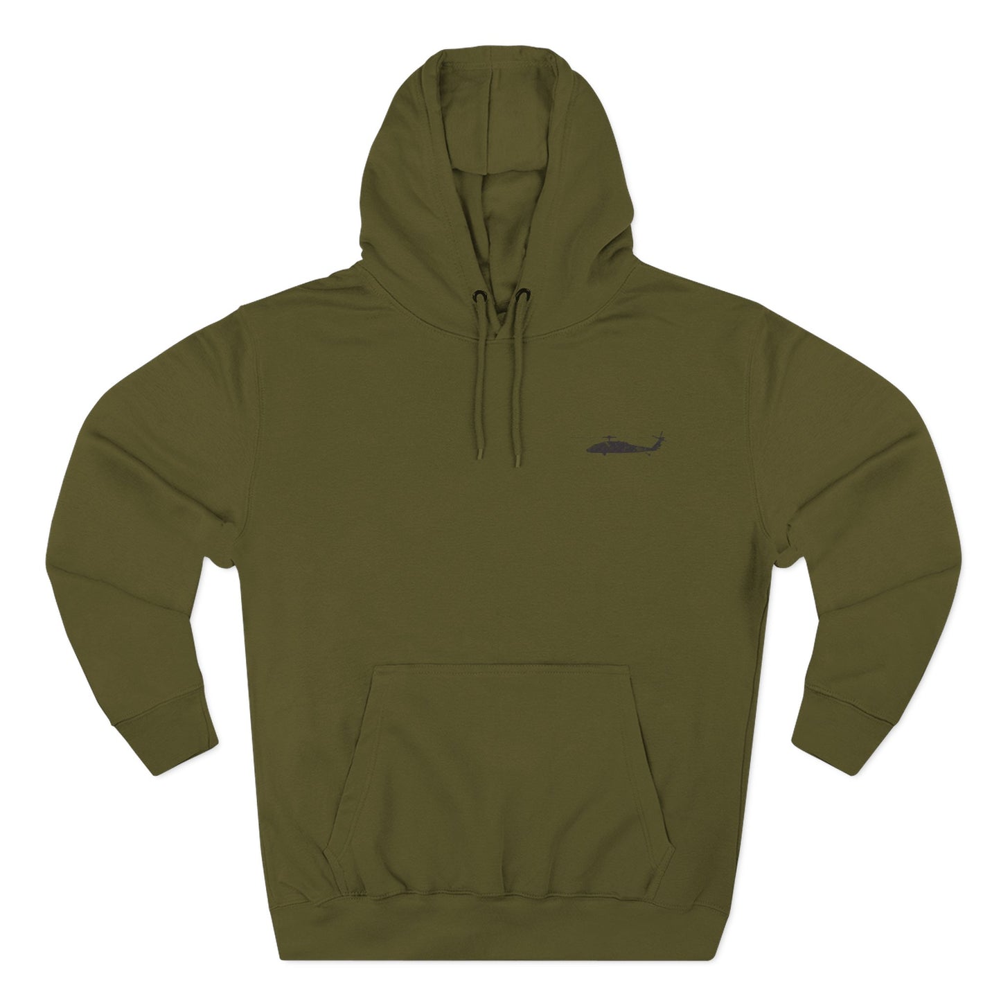 Helicopter Rescue Hoodie — Vintage American Flag Airlift Graphic