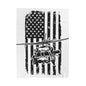 Military Helicopter American Flag Velveteen Plush Blanket