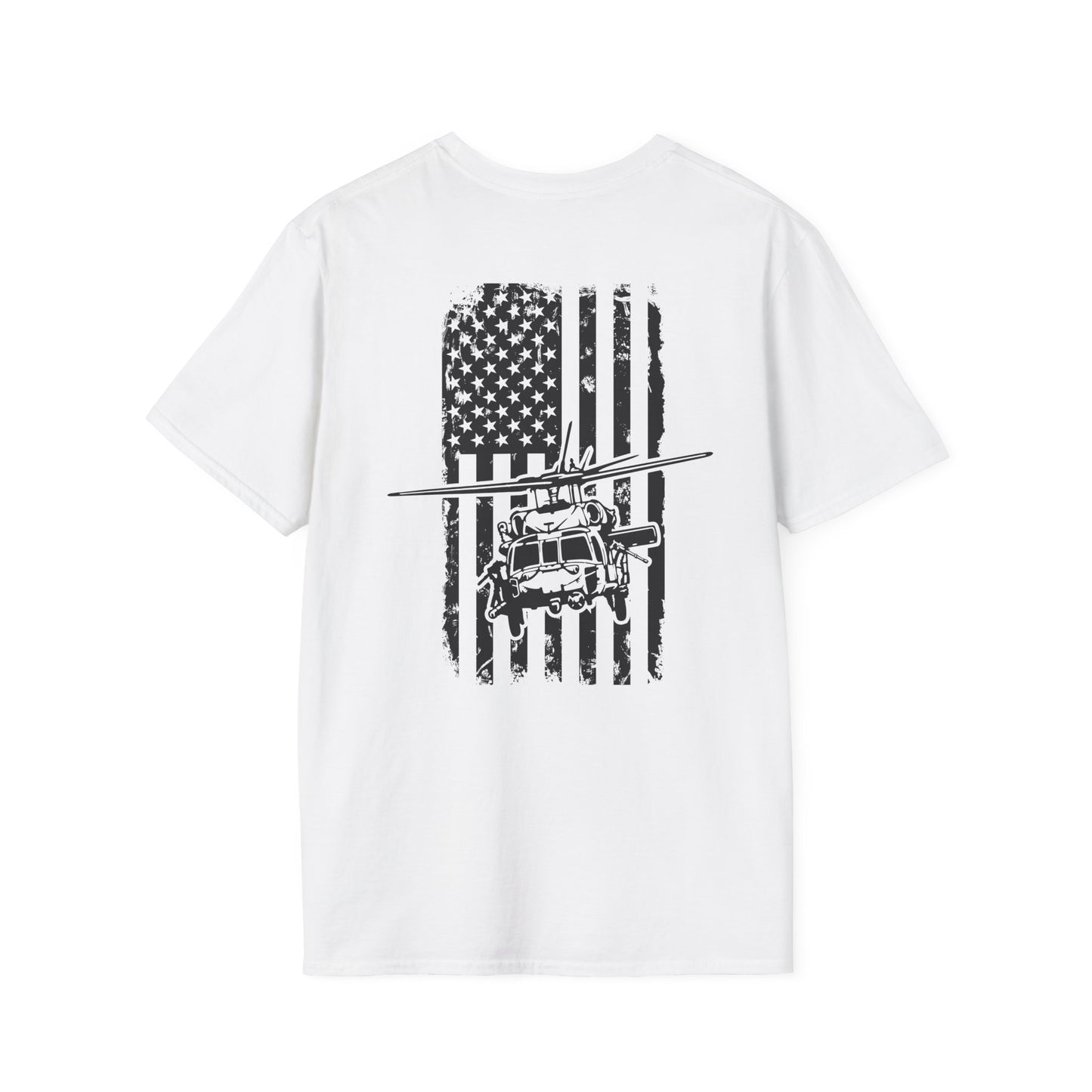 Classic White Blackhawk T-Shirt — Minimal Everyday Tee for Men & Women