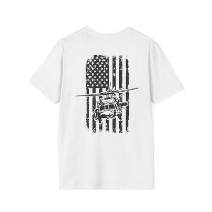 Classic White Blackhawk T-Shirt — Minimal Everyday Tee for Men & Women