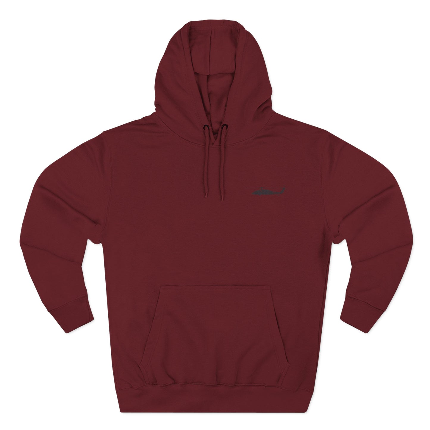 Helicopter Rescue Hoodie — Vintage American Flag Airlift Graphic