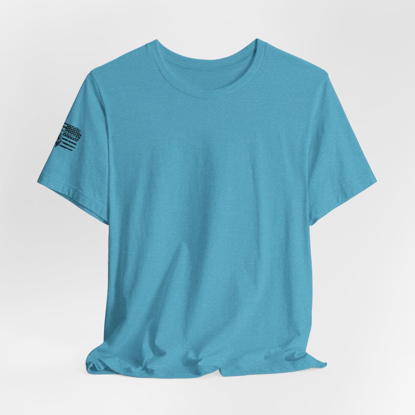 Chinook Helicopter American Flag Tee — Military Aviation Graphic T-Shirt