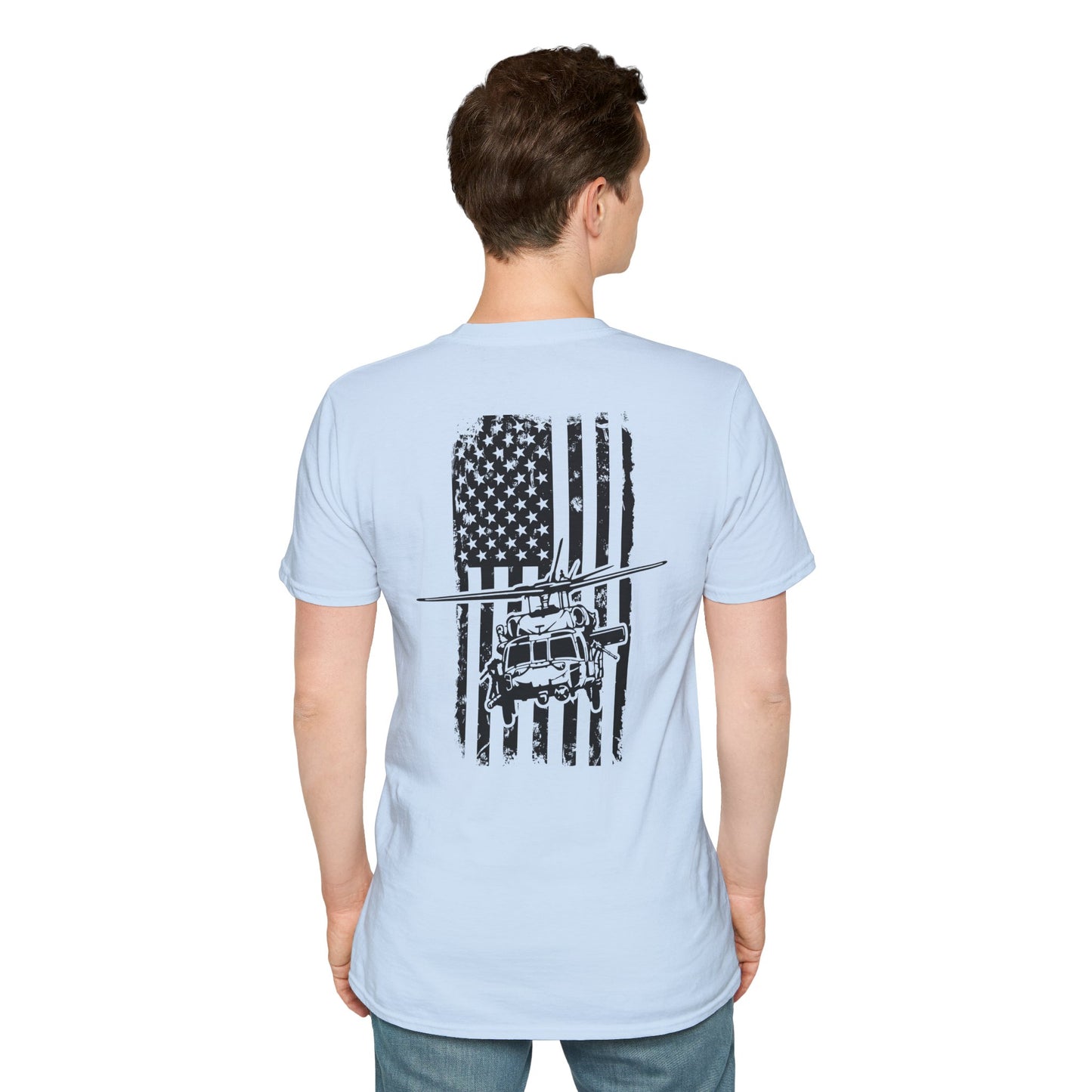 Classic White Blackhawk T-Shirt — Minimal Everyday Tee for Men & Women