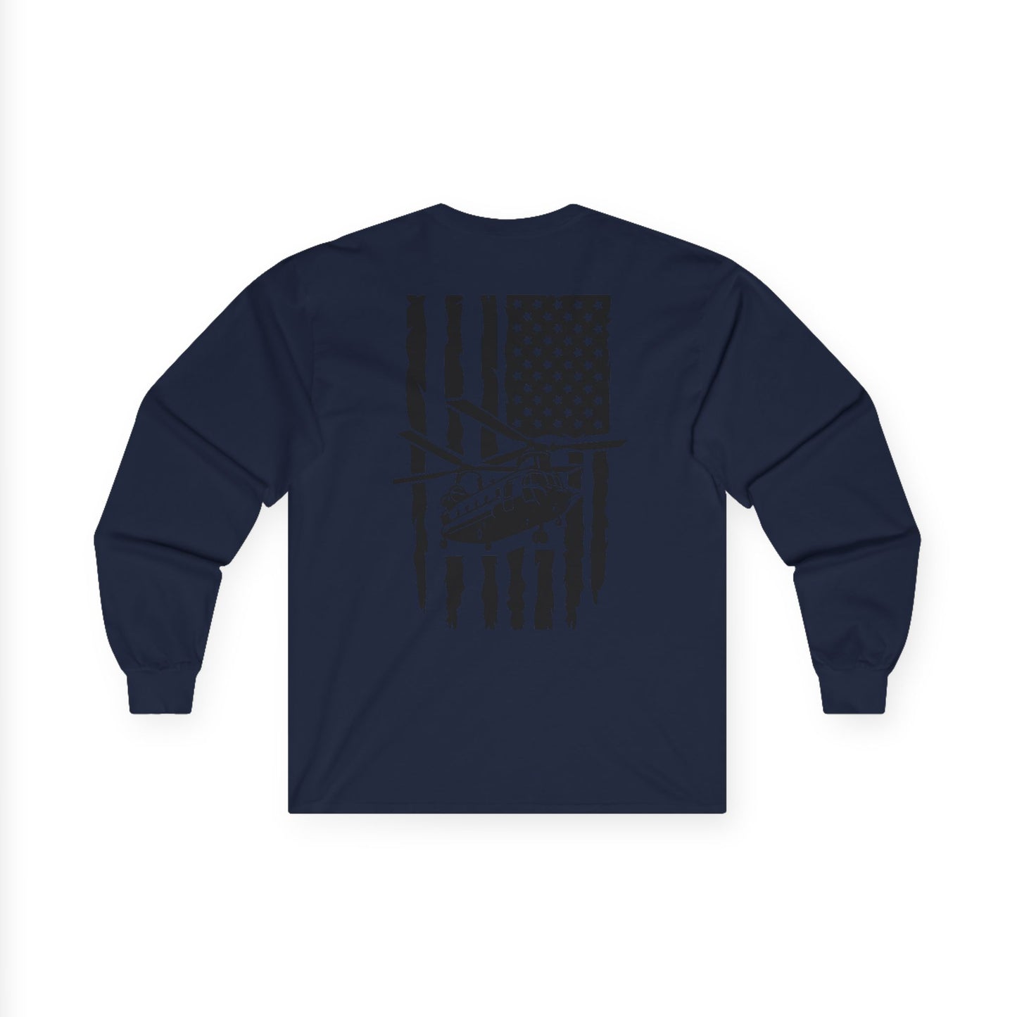 American Flag Chinook Long Sleeve Tee