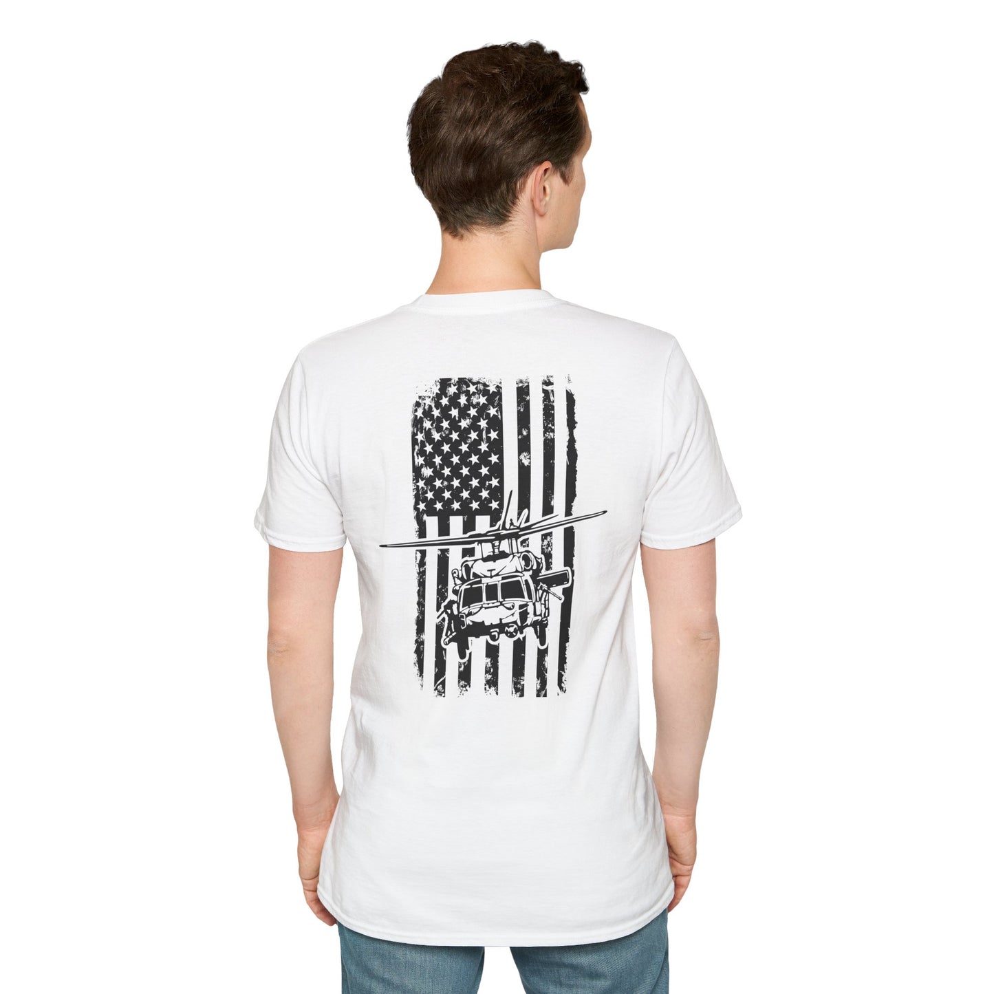 Classic White Blackhawk T-Shirt — Minimal Everyday Tee for Men & Women