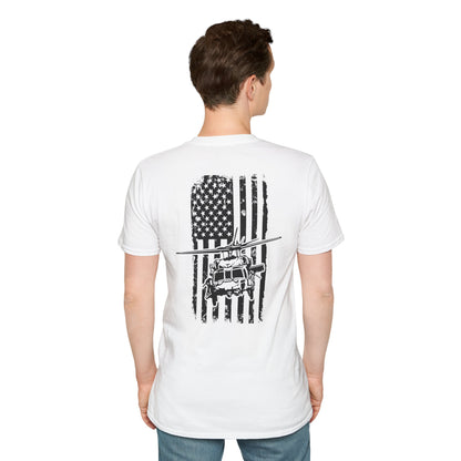 Classic White Blackhawk T-Shirt — Minimal Everyday Tee for Men & Women