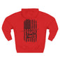 Helicopter Rescue Hoodie — Vintage American Flag Airlift Graphic