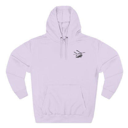 Military Helicopter Hoodie — Tactical CH-47 Chinook Flag Design