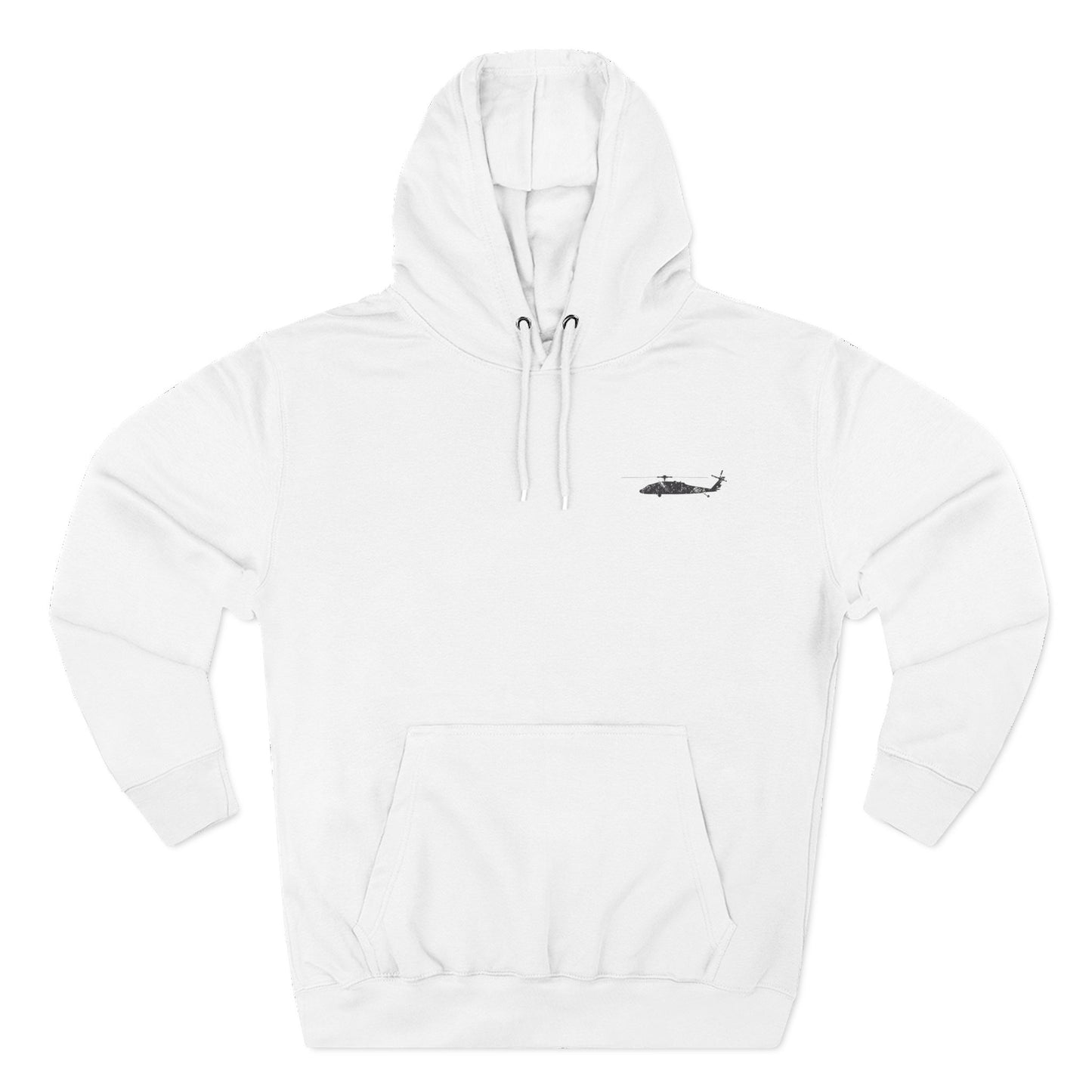 Helicopter Rescue Hoodie — Vintage American Flag Airlift Graphic