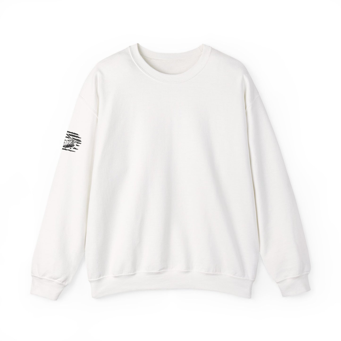Chinook Helicopter American Flag Crewneck Sweatshirt – Chopper Design