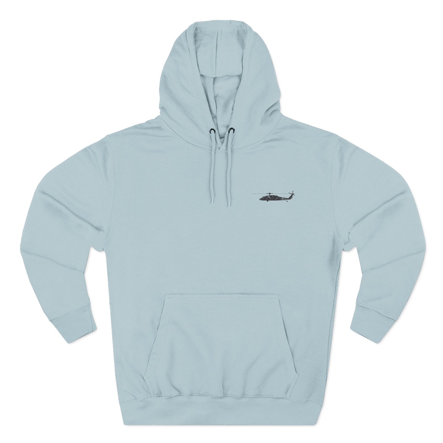 Helicopter Rescue Hoodie — Vintage American Flag Airlift Graphic