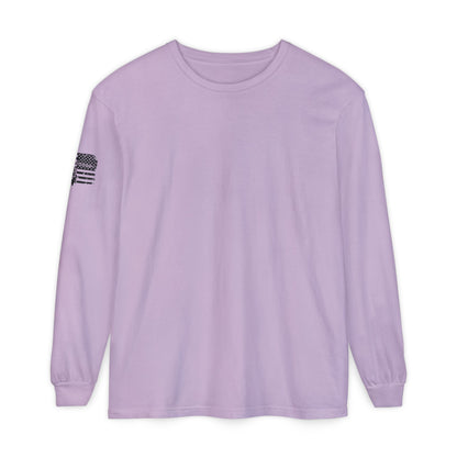 Blackhawk Helicopter Flag Long Sleeve Tee