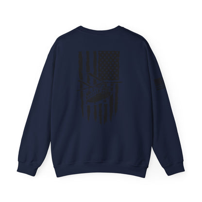 Chinook Helicopter American Flag Crewneck Sweatshirt – Chopper Design