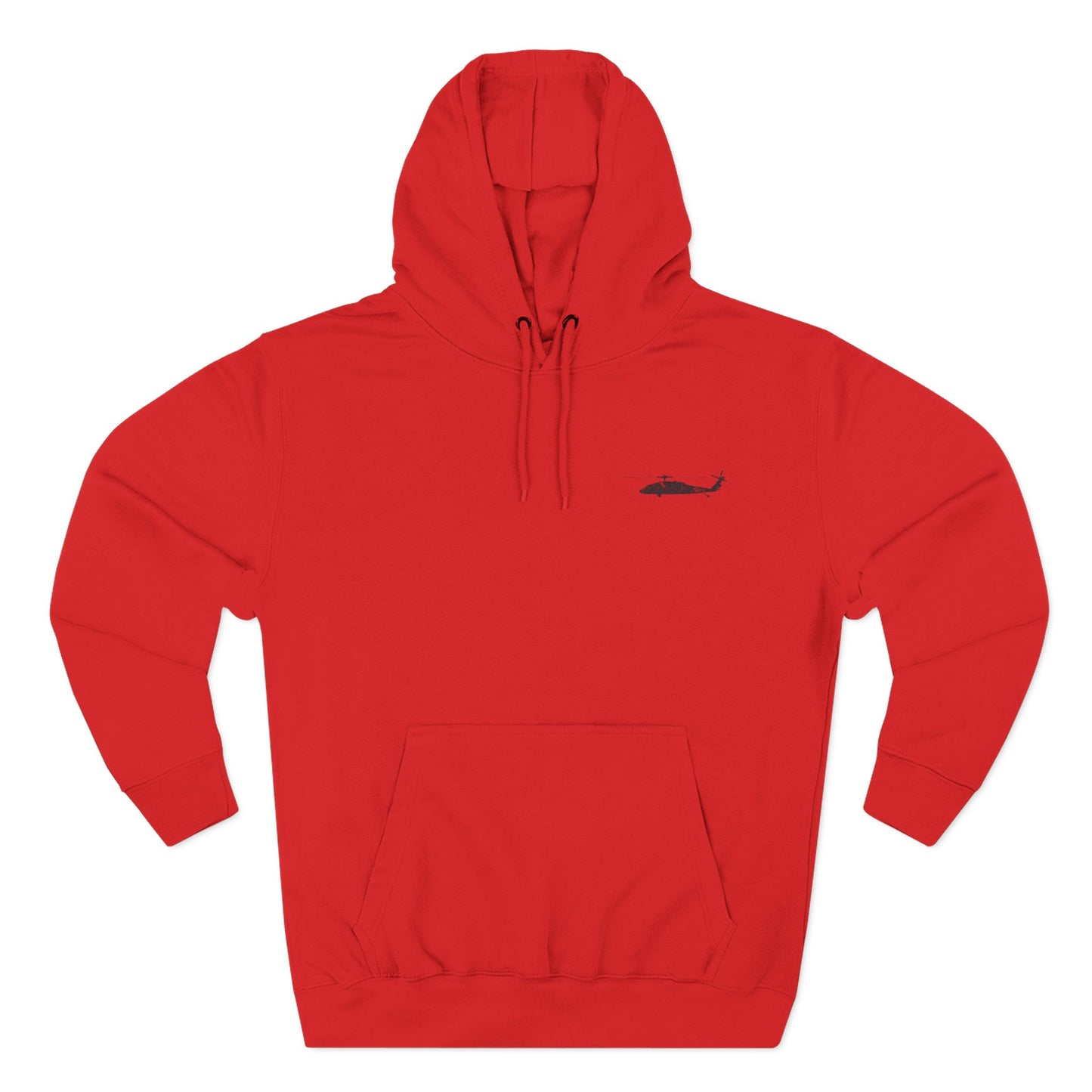 Helicopter Rescue Hoodie — Vintage American Flag Airlift Graphic